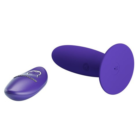 PRETTY LOVE - Remotr control vibrating plug - Youth, Wireless remote control 12 vibration functions Suction base PRETTY LOVE - Remotr control vibrating plug - Youth, Wireless remote control 12 vibration functions Suction base