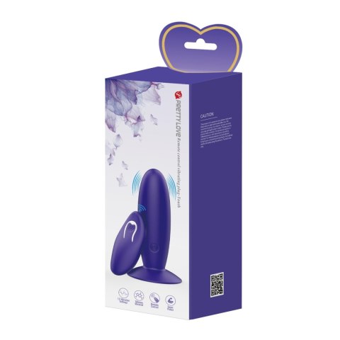 PRETTY LOVE - Remotr control vibrating plug - Youth, Wireless remote control 12 vibration functions Suction base PRETTY LOVE - Remotr control vibrating plug - Youth, Wireless remote control 12 vibration functions Suction base