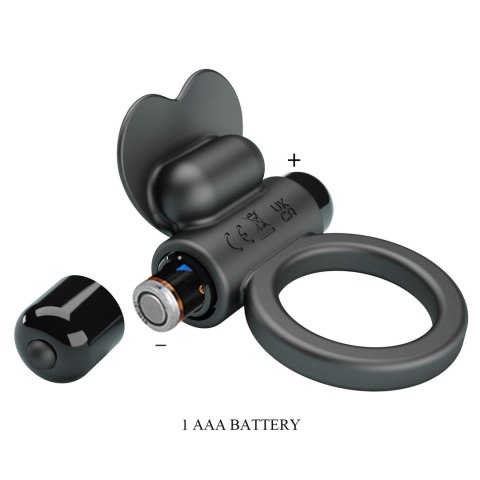 PRETTY LOVE - VIBRANT PENIS RING DEBONAIRE Black, 10 vibration functions PRETTY LOVE - VIBRANT PENIS RING DEBONAIRE Black, 10 vibration functions