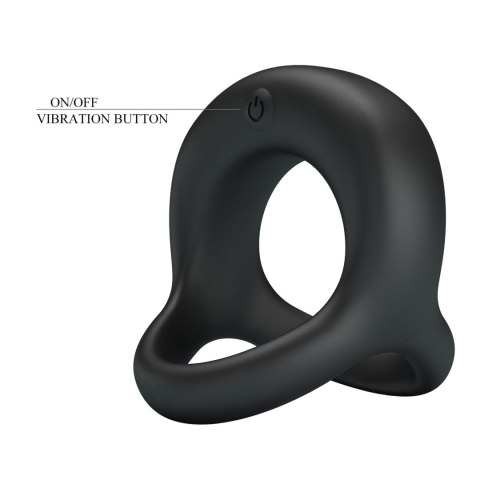PRETTY LOVE - VIBRANT PENIS RING ELLIOTT Black, 10 vibration functions PRETTY LOVE - VIBRANT PENIS RING ELLIOTT Black, 10 vibration functions
