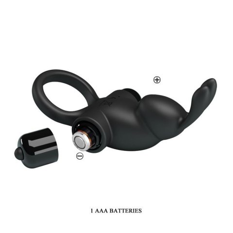 PRETTY LOVE - VIBRANT PENIS RING I Black PRETTY LOVE - VIBRANT PENIS RING I Black