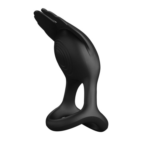 PRETTY LOVE - VIBRANT PENIS RING SILAS Black, 7 vibration functions PRETTY LOVE - VIBRANT PENIS RING SILAS Black, 7 vibration functions