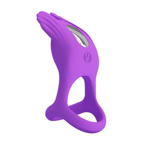 PRETTY LOVE - VIBRANT PENIS RING SILAS Black, 7 vibration functions PRETTY LOVE - VIBRANT PENIS RING SILAS Black, 7 vibration functions