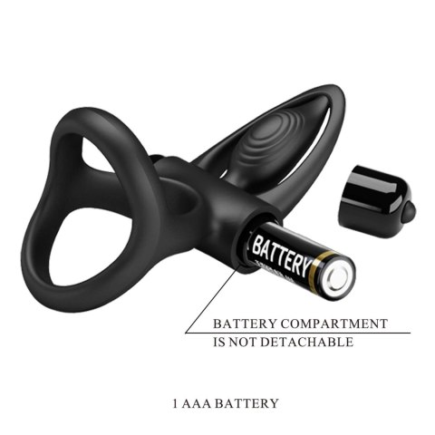 PRETTY LOVE - VIBRATION COCK RING Black, 10 vibration functions PRETTY LOVE - VIBRATION COCK RING Black, 10 vibration functions