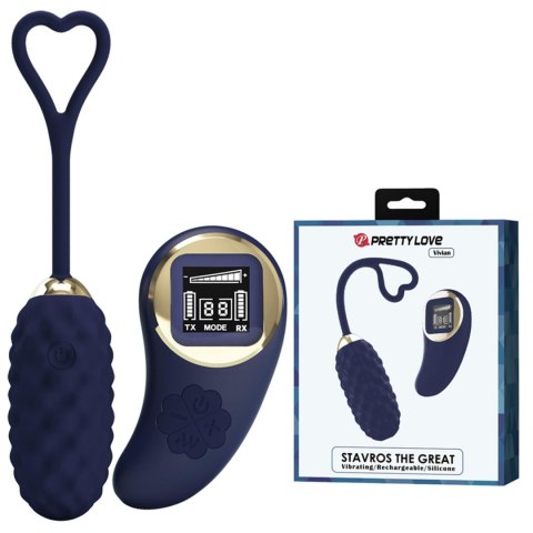 PRETTY LOVE - Vivian Blue, 10 vibration functions 9 speed levels Wireless remote control PRETTY LOVE - Vivian Blue, 10 vibration functions 9 speed levels Wireless remote control