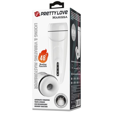 PRETTY LOVE - MARISSA, 12 vibration functions Heating temperature up to 48? Sex talk Memory function 7 licking modes PRETTY LOVE - MARISSA, 12 vibration functions Heating temperature up to 48? Sex talk Memory function 7 licking modes