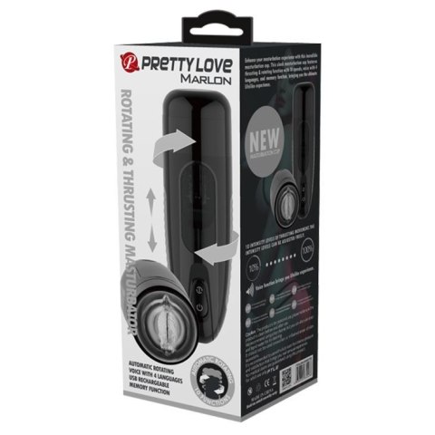 PRETTY LOVE - MARLON Automatic Rotating & Thrusting 10 Function, USB / Voice PRETTY LOVE - MARLON Automatic Rotating & Thrusting 10 Function, USB / Voice