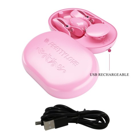 PRETTY LOVE - Surprise Box Pink, 12 vibration functions 3 electric shock functions PRETTY LOVE - Surprise Box Pink, 12 vibration functions 3 electric shock functions