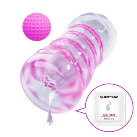 PRETTY LOVE - Transparent masturbator,TPR PRETTY LOVE - Transparent masturbator,TPR