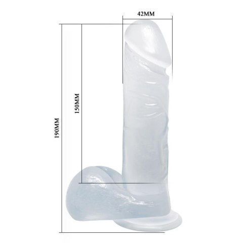 BAILE - DONG Realistic dildo ( clear/pink/purple ) BAILE - DONG Realistic dildo ( clear/pink/purple )