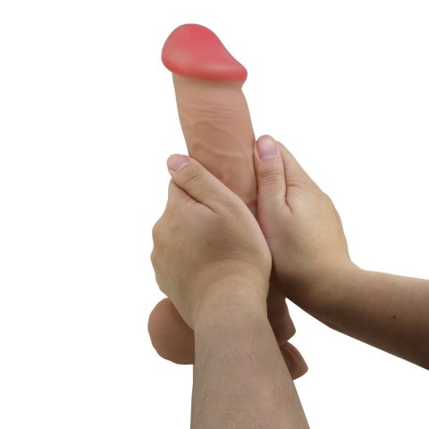BAILE - Sliding Skin 10,2'' Flesh Suction base Bendable TPR BAILE - Sliding Skin 10,2'' Flesh Suction base Bendable TPR
