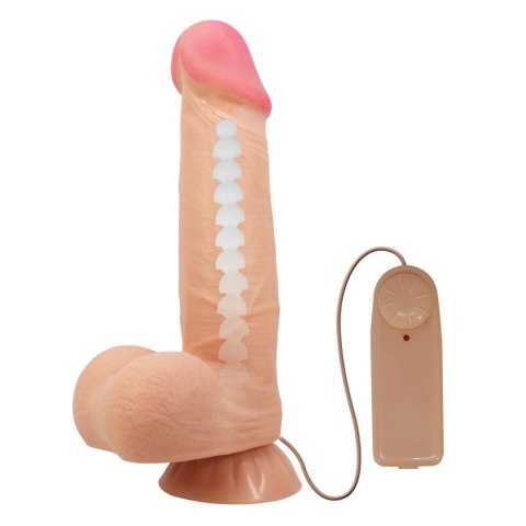 BAILE - Sliding Skin 8,5'' Flesh Vibration Bendable Suction base TPR ABS BAILE - Sliding Skin 8,5'' Flesh Vibration Bendable Suction base TPR ABS