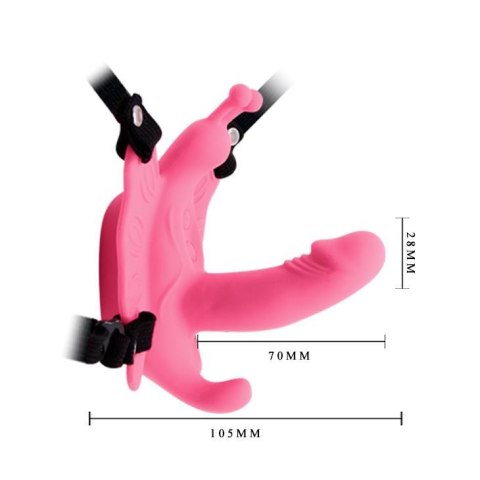BAILE - ULTRA PASSIONATE HARNESS, 30 vibration functions Wireless remote control BAILE - ULTRA PASSIONATE HARNESS, 30 vibration functions Wireless remote control