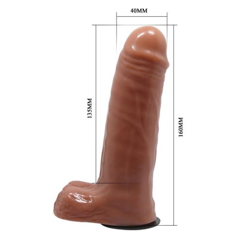 BAILE- Ultra Passionate Harness Realdeal Penis 6.2'' Brown BAILE- Ultra Passionate Harness Realdeal Penis 6.2'' Brown