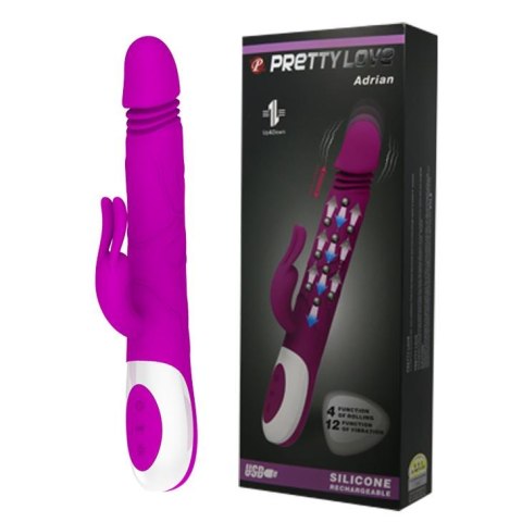 PRETTY LOVE - ADRIAN USB 4 rot; 12 vibration PRETTY LOVE - ADRIAN USB 4 rot; 12 vibration