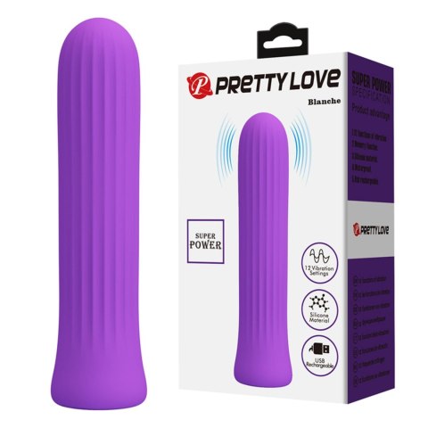 PRETTY LOVE - Blanche Dark Purple, 12 vibration functions Memory function PRETTY LOVE - Blanche Dark Purple, 12 vibration functions Memory function