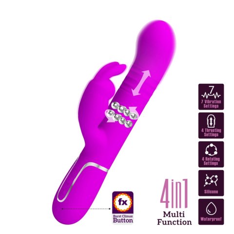 PRETTY LOVE - Coale Twinkled Tenderness Purple, 7 vibration functions 4 rotation functions 4 thrusting settings PRETTY LOVE - Coale Twinkled Tenderness Purple, 7 vibration functions 4 rotation functions 4 thrusting settings