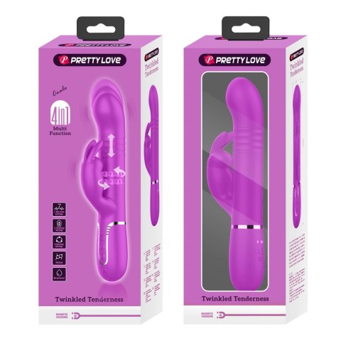 PRETTY LOVE - Coale Twinkled Tenderness Purple, 7 vibration functions 4 rotation functions 4 thrusting settings PRETTY LOVE - Coale Twinkled Tenderness Purple, 7 vibration functions 4 rotation functions 4 thrusting settings