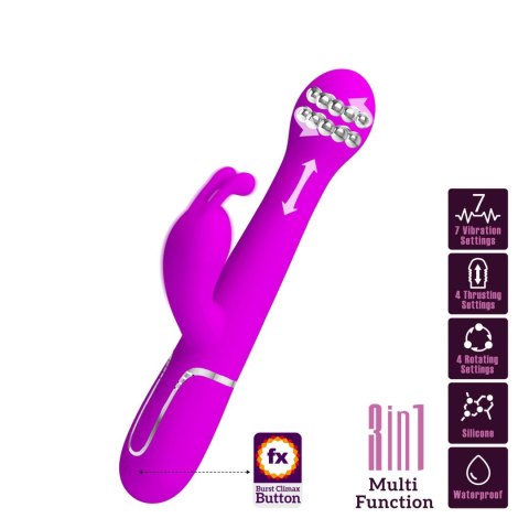 PRETTY LOVE - Dejon Twinkled Tenderness Purple, 7 vibration functions 4 thrusting settings 4 rotation functions PRETTY LOVE - Dejon Twinkled Tenderness Purple, 7 vibration functions 4 thrusting settings 4 rotation functions