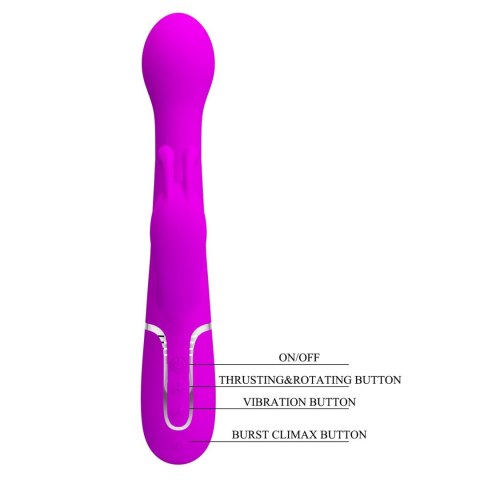 PRETTY LOVE - Dejon Twinkled Tenderness Purple, 7 vibration functions 4 thrusting settings 4 rotation functions PRETTY LOVE - Dejon Twinkled Tenderness Purple, 7 vibration functions 4 thrusting settings 4 rotation functions