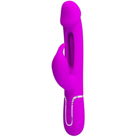 PRETTY LOVE - Kampas Rabbit 3 in 1, multifunction vibrator with tongue violet PRETTY LOVE - Kampas Rabbit 3 in 1, multifunction vibrator with tongue violet