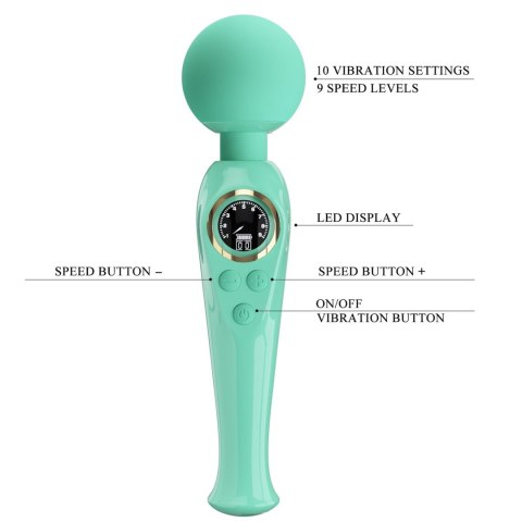 PRETTY LOVE - Skyler Green, 10 vibration functions 9 speed levels PRETTY LOVE - Skyler Green, 10 vibration functions 9 speed levels