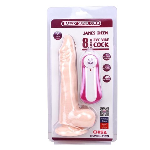 JAMES DEEN 8.5"" Vibrating Dildo JAMES DEEN 8.5"" Vibrating Dildo