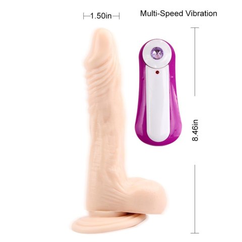 JAMES DEEN 8.5"" Vibrating Dildo JAMES DEEN 8.5"" Vibrating Dildo