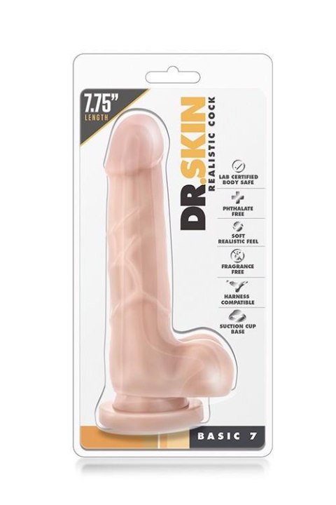 DR. SKIN REALISTIC COCK BASIC 7 FLESH DR. SKIN REALISTIC COCK BASIC 7 FLESH