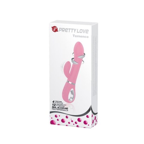 PRETTY LOVE - TERNENCE USB PINK 4 rot. 12 vibration PRETTY LOVE - TERNENCE USB PINK 4 rot. 12 vibration