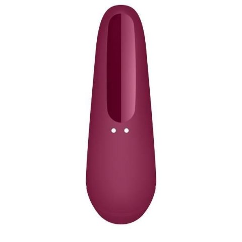 Wibrator - Curvy 1+ Air Pulse Stimulator + Vibration Rose Red Wibrator - Curvy 1+ Air Pulse Stimulator + Vibration Rose Red