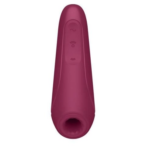 Wibrator - Curvy 1+ Air Pulse Stimulator + Vibration Rose Red Wibrator - Curvy 1+ Air Pulse Stimulator + Vibration Rose Red