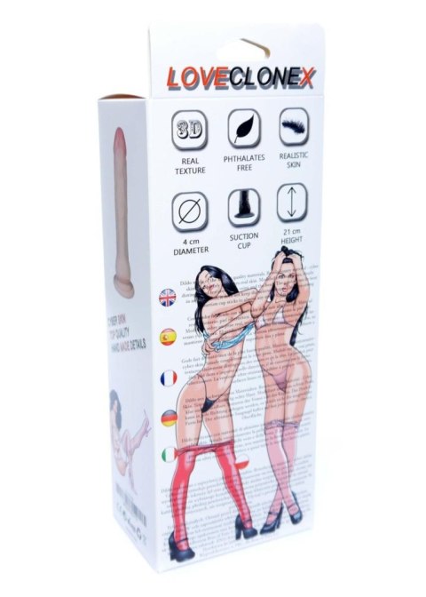 Dildo-BACHUS-LOVECLONEX 7"" Dildo-BACHUS-LOVECLONEX 7""