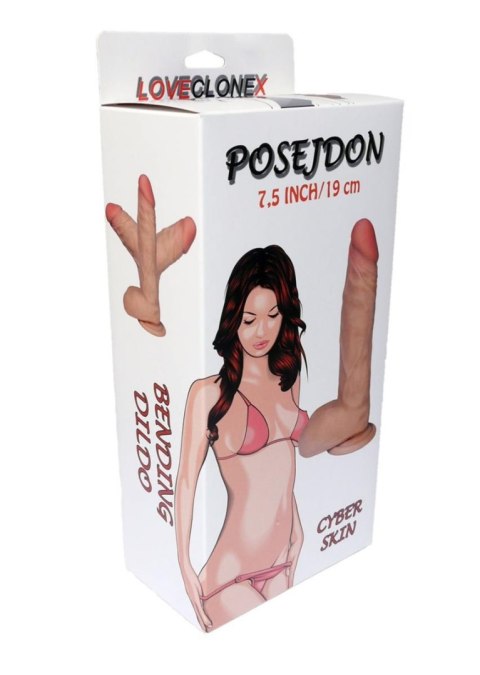 Dildo-POSEJDON-LOVECLONEX 7,5""""""""-flexible Dildo-POSEJDON-LOVECLONEX 7,5""""""""-flexible