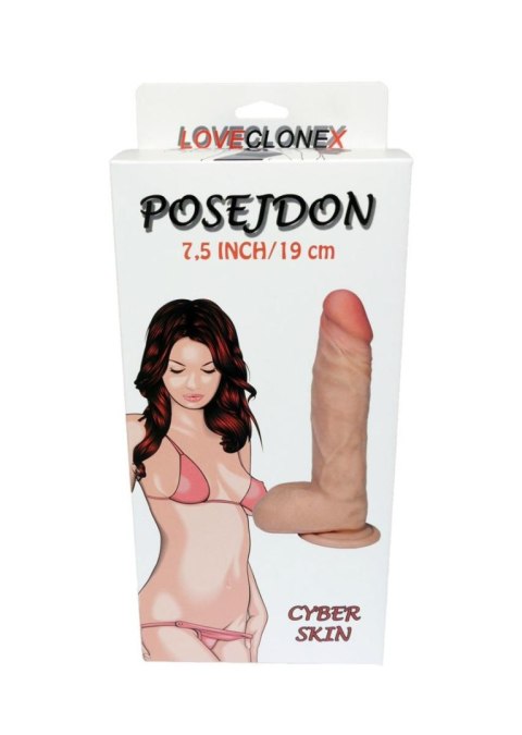 Dildo-POSEJDON-LOVECLONEX 7,5""""""""-flexible Dildo-POSEJDON-LOVECLONEX 7,5""""""""-flexible