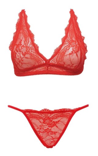 Ouno - Komplet dwuczęściowy - Sexy Lingerie Set 2 parts-L/XL-Red