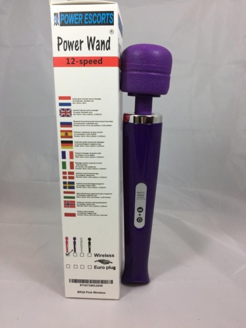 Powerwand purple eu plug big size wand massager Powerwand purple eu plug big size wand massager