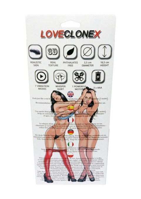 Proteza-ATENA Strap On-LOVECLONEX 6,5""""""""-vibration Proteza-ATENA Strap On-LOVECLONEX 6,5""""""""-vibration