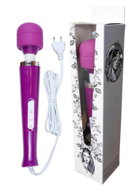 Stymulator-Magic Massager Wand Cable 110-240V Purple 10 Function Stymulator-Magic Massager Wand Cable 110-240V Purple 10 Function