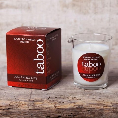 Taboo - Świeca do masażu - Jeux Interdist Bougie Massage 60 gr Taboo - Świeca do masażu - Jeux Interdist Bougie Massage 60 gr