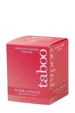 Taboo - Świeca do masażu - Plaisir Charnel Bougie Massage 60 gr