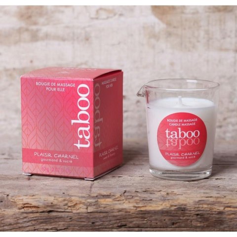 Taboo - Świeca do masażu - Plaisir Charnel Bougie Massage 60 gr Taboo - Świeca do masażu - Plaisir Charnel Bougie Massage 60 gr