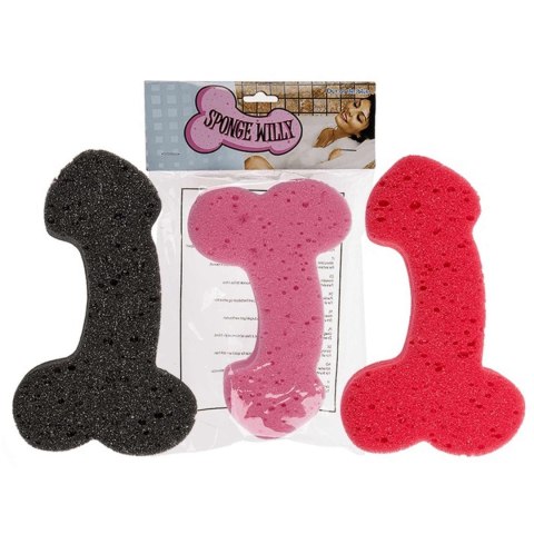 Gąbka do kąpieli - Bath Sponge Penis - 19cm Red Gąbka do kąpieli - Bath Sponge Penis - 19cm Red