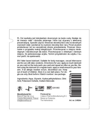 B - Series - Żel na bazie wody - BOSSGlide 3 ml