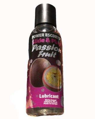 Power Escorts - Żel smakowy - Passion Fruit Lubricant 100 ml Slide&Play