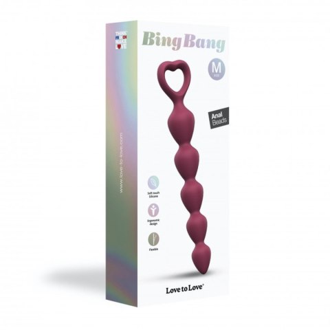 Love to Love - Korale analne - BING BANG M - PLUM STAR Love to Love - Korale analne - BING BANG M - PLUM STAR