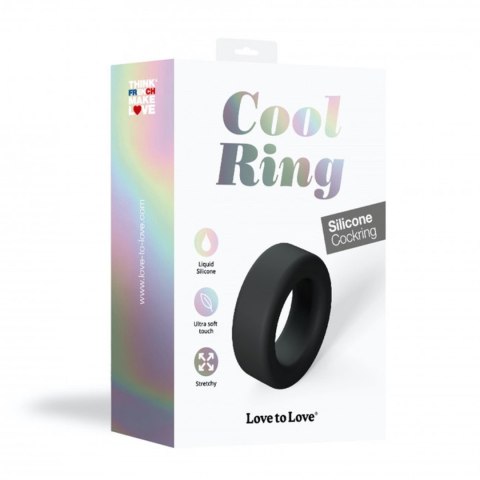 Love to Love - Pierścień erekcyjny - COOL RING - BLACK ONYX Love to Love - Pierścień erekcyjny - COOL RING - BLACK ONYX