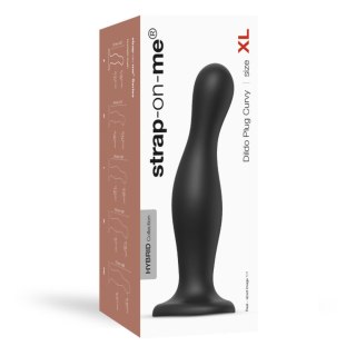 Strap-on-me - Dildo PLUG CURVY BLACK - XL