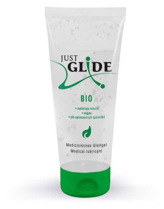 Just Glide - Lubrykant na bazie wody - Bio 200 ml