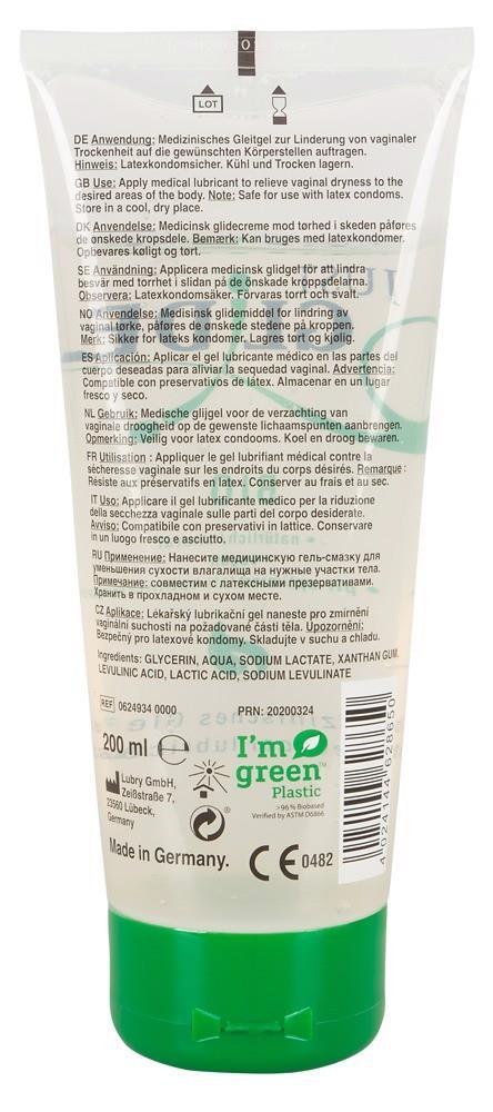 Just Glide - Lubrykant na bazie wody - Bio 200 ml Just Glide - Lubrykant na bazie wody - Bio 200 ml